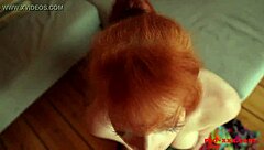 Look at this hot busty mature woman masturbating outside!