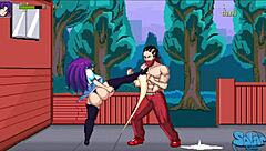 Solargo’s massive boobs bounce while taking a monster cock ride. It’s wild!