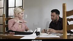 i cant resist dat forbidden seduction with blonde's big tits cheatin