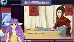 Avatar The Last Airbender Four Elements Trainer Part 27 Shower Fun