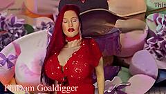 I instruct you to jerk off while fucking my big tits in costume