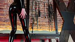 Can You Resist This Latex Goddess Giving Jerk Off Instructions?