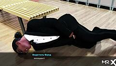 Can You Resist Touching That Sexy Ass in the Hall?