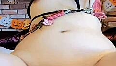 queen intensely pleasures in halloween costume