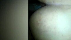 Amateur with big natural tits takes cum after anal and assfucking.