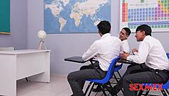 sexmex - romina boudoir bangs her husband’s best friend hard