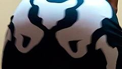 Unbelievable! Aurora Estelar in a long video rocking that calaverita dress while getting naughty