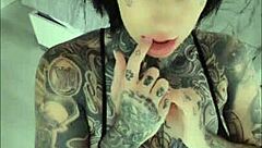 Hot Petite 18+ Heavily Tattooed Girl Melody Radford Sexy Dance