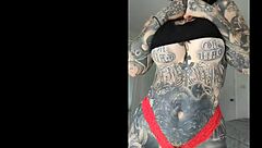 Hot Petite 18+ Heavily Tattooed Girl Melody Radford Sexy Dance