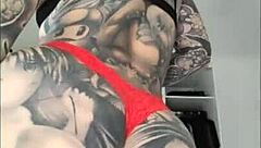 Hot Petite 18+ Heavily Tattooed Girl Melody Radford Sexy Dance