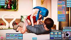 blue haired beauty fucked silly