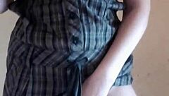 Lonely Girl Orgasms Caressing Wet Pussy!