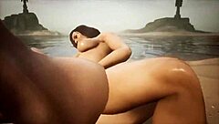 Лесби-сцена из Conan Exile с яростным экшеном