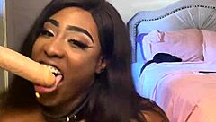 Lexo Butterfly Submissively Sucks Cock and Spits on It