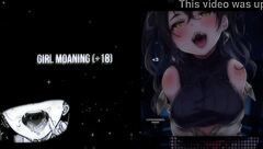 A sexy woman moaning while she pleases herself