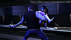 Watch Luis grab that Asian babe Kay Hartman for wild club bathroom banging!