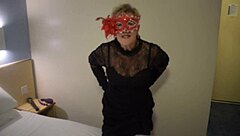 SCARLET STRIPS FOR YOU WITH SHAVED PUSSY