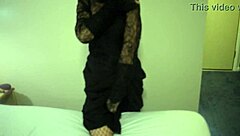 SCARLET STRIPS FOR YOU WITH SHAVED PUSSY