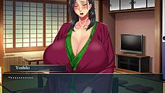 In Kanojo no Okaa-san Episode 9, he makes her cum through intense gameplay.