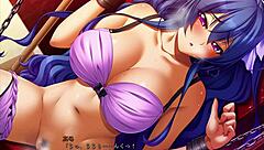 In Kutsujoku, Mahiro is bound in bondage during scene 10 with English subs