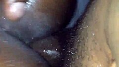 Damn! Facedown and dripping with hot cum in tight pussy!