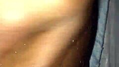 Damn! Facedown and dripping with hot cum in tight pussy!