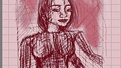 beautiful asian milf hentai drawing fucks hard!