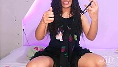 Latina Amateur Tries On New Lingerie And Uses Dildo Toys In Sexy Mexican Haul