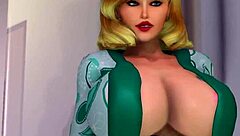 She SCRUBS DOWN in the bath with titty fuck action.