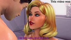 She SCRUBS DOWN in the bath with titty fuck action.