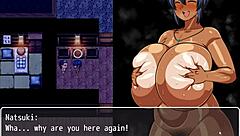 I’m Addicted to Tanned Natsuki in Hentai Game Ep 35 Peeing Exhibition!