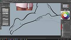 darkcookie playing summertime saga, getting erotic in the game