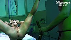 strapon assfuck for the perverse sow in this german scene.