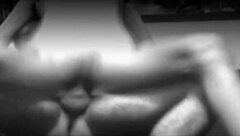 skinny wife playing playfully in front of the camera