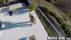 olivia austin riding hard in country drone hunter