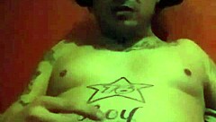 Natalie sin, that shemale slut, is solo in her casual routine.