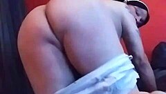 Natalie sin, that shemale slut, is solo in her casual routine.