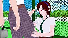 mari illustrious makinami and ritsuko akagi have intense sex in neon genesis evangelion hentai