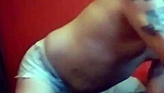 Natalie sin, that shemale slut, is solo in her casual routine.