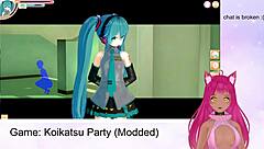 Vtuber Lewdneko Plays Koikatsu Party Part 2