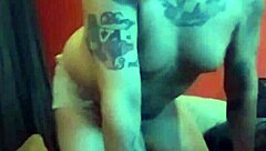 Natalie sin, that shemale slut, is solo in her casual routine.