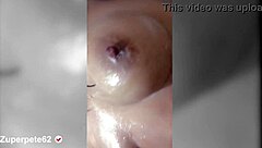 sexy latina housewife masturbates on her shower floor daily.