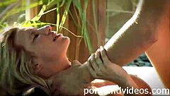 hot blonde slut taking big white cock in ass with cumshot 😈