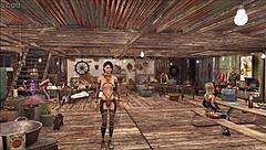 嘿，看这个Fallout 4时尚与Chyler Leigh顶级模特！