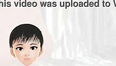 Anime beauty Leo enjoys a solo bath in a hidden bathroom