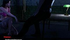 i got on all fours in this 3d cartoon anime hentai game fashion business scene, feeling every detail