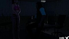 i got on all fours in this 3d cartoon anime hentai game fashion business scene, feeling every detail