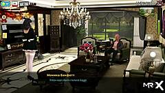 Fashion business character takes a relaxing shower in episode 35.