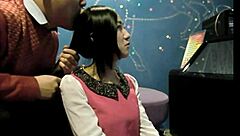 Watch this long hair fetish hairjob video 032