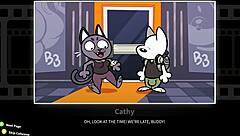 ¡Ey, mira a Beat Banger Cathy dándole caña con precisión 100!